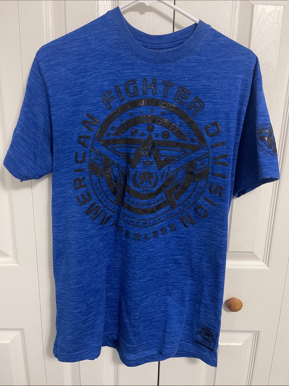 American Fighter Blue Short-Sleeve Graphic Tee